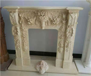 fireplace carving